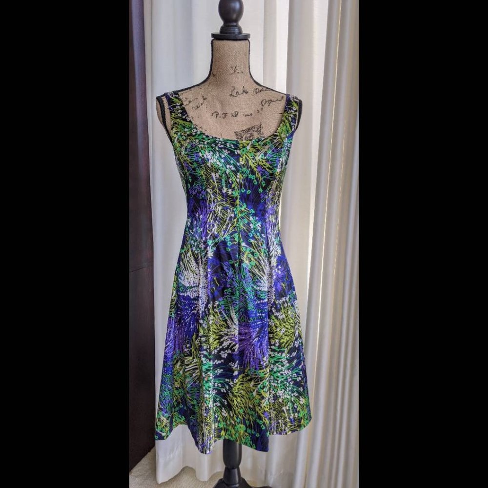Nine West Jacquard Fit and Flare dress